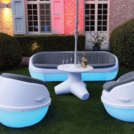 Salon de jardin lounge Valiente – Classic Sofa Set (5 places)