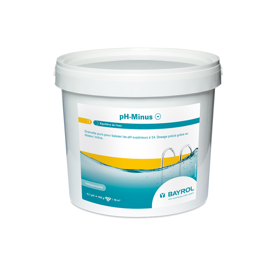 Granulés pH-Minus Bayrol pour corriger le pH de l’eau de piscine