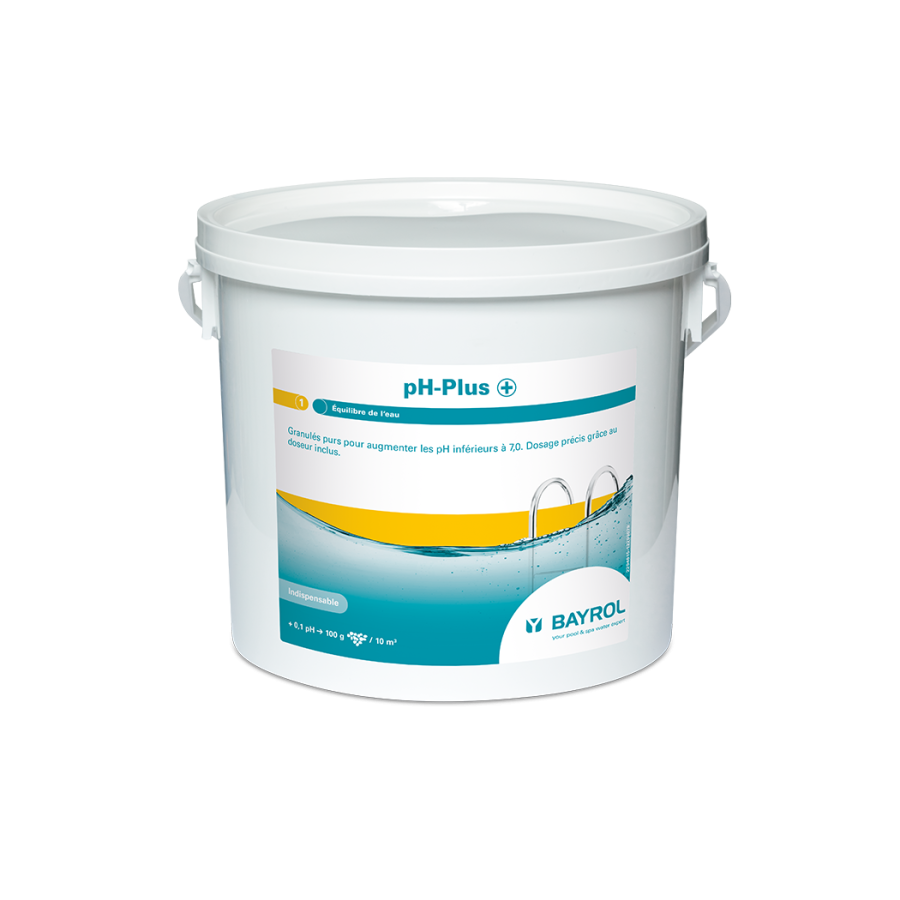 Granulés pH-Plus Bayrol pour corriger le pH de l’eau de piscine Granulés pH-Plus Bayrol pour corriger le pH de l’eau de piscine
