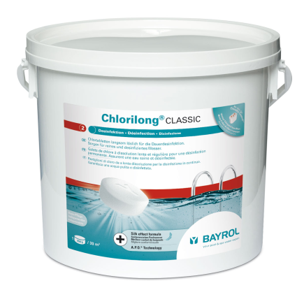 Chlorilong® CLASSIC - Chlore Lent 5 kg - BAYROL