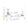 Ensemble raccord union pour pompe evergreen vsp