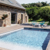 PVC armé 180/100 CGT ALKOR AQUASTONE ANTIDERAPANT 3D pour piscine