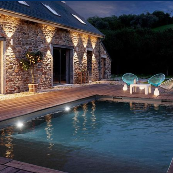 PVC armé 180/100 CGT ALKOR AQUASTONE ANTIDERAPANT 3D pour piscine gris nanthracite