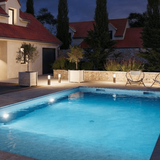 PVC armé 180/100 CGT ALKOR AQUASTONE ANTIDERAPANT 3D pour piscine bleu clair