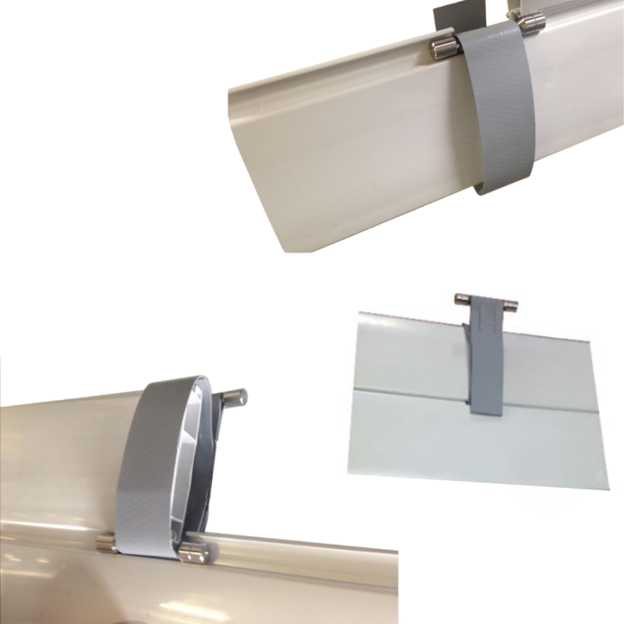 Sangle 25mm de sécurité Pushlock pour tablier de volet DEL