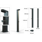 Douche solaire ANGEL en ACIER INOXYDABLE pour piscine Douche solaire ANGEL en ACIER INOXYDABLE pour piscine