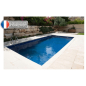 Piscine traditionnelle PVC 7,80 x 3,00 m – Kit complet enterré avec liner, filtration à cartouche et escalier toute largeure