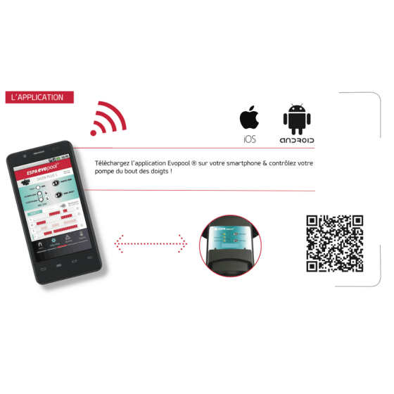 Pompe de filtration SILEN Plus vitesse variable pour piscine application