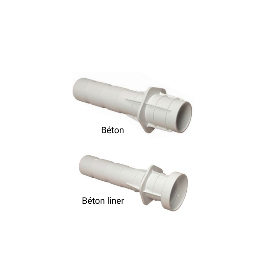 Traversée de paroi WELTICO pour refoulement de piscine