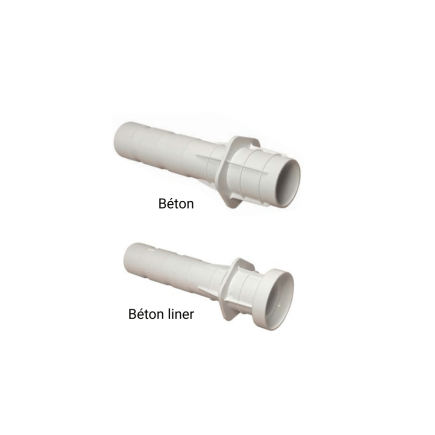 Traversée de paroi WELTICO pour refoulement de piscine