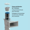 Skimmer filtrant pour piscine