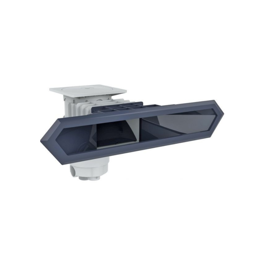 Skimmer miroir WELTICO WE-LINE A800 pour piscine anthracite