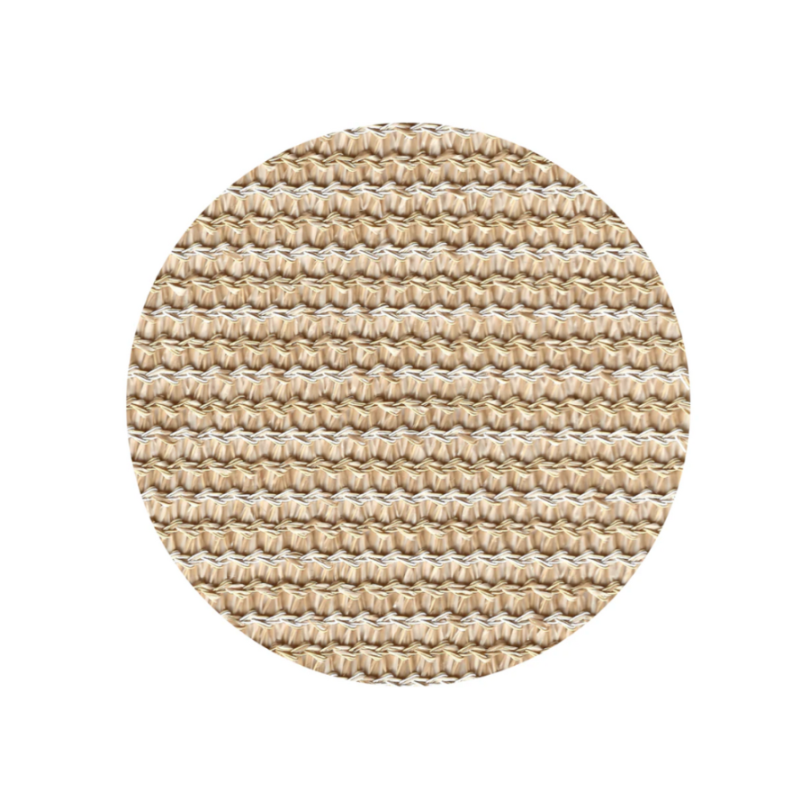 Pouf Flottant XL Coquillage – MX Home raphia zoom sur la matière