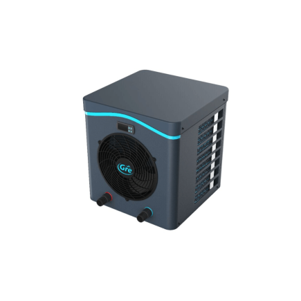 Pompe à Chaleur Éco-Responsable pour Piscines Hors-Sol jusqu'à 20 m³ vue de devant