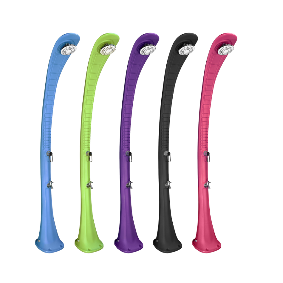 Douche solaire Design Cobra 32L avec son rince pieds