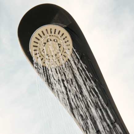 Douche solaire Design Cobra 32L avec rince pieds POOLEX