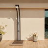 Douche solaire Design SPRING 30L avec son rince pieds