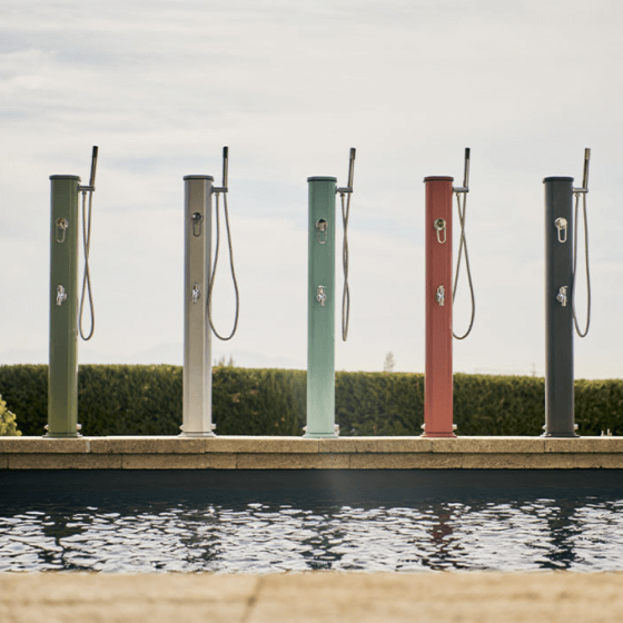 Douche solaire compacte JOLLY GO 20L en aluminium recyclable