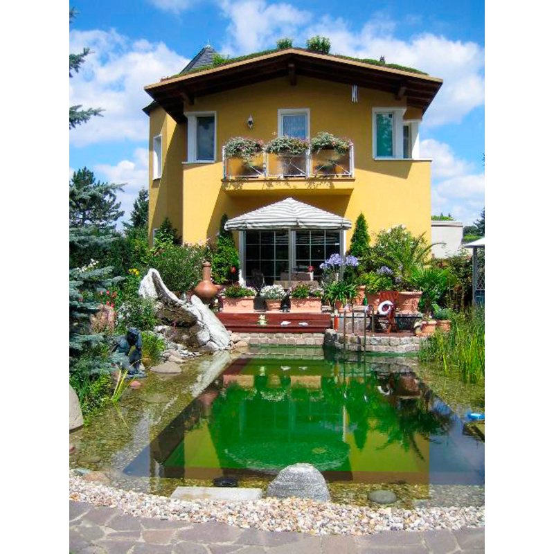 Piscine naturelle avec revêtement PVC armé ELBE Natural Classic sans chlore