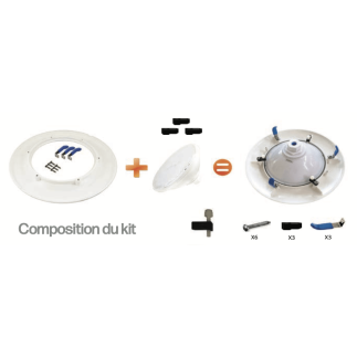 Kit Rénovation Lampe PAR56 Ecoproof SEAMAID - Sable