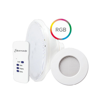 Kit Rénovation Lampe PAR56 RGB Ecoproof SEAMAID - Blanc