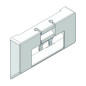Façade d'attache volet Pushlock D de la marque DEL