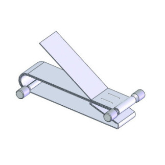 Sangle 25mm de sécurité Pushlock pour tablier de volet DEL