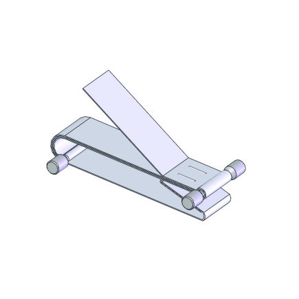 Sangle 25mm de sécurité Pushlock pour tablier de volet DEL