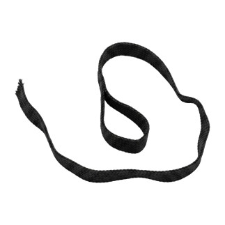 Lot 4 Sangles 25mm noire avec ganse pour fixation couverture