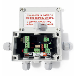 Carte platine électrique pour alimentation volet solaire SOFATEC