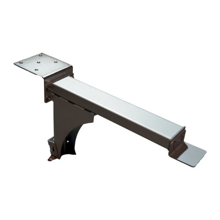 Console anti-flexion Inox 316 pour poutre de caillebotis SOFATEC - Fixation équerre