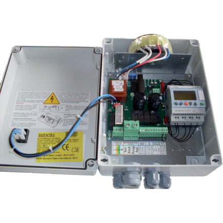 Coffret SIREM 24 V avec automate pour Volet immergé SOFATEC