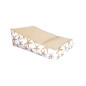 Bain de soleil flottant beige - Motifs étoile MX Home