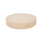 Lit bain de soleil rond beige raphia MX Home