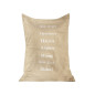 Pouf XL Flottant brodé beige raphia MX Home Pouf XL Flottant brodé beige raphia MX Home