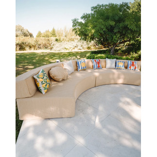 Canapé banquette demi-lune MX Home