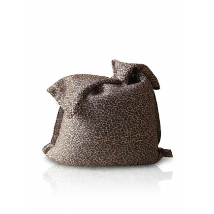 Pouf géant XXL Leopard SHELTO