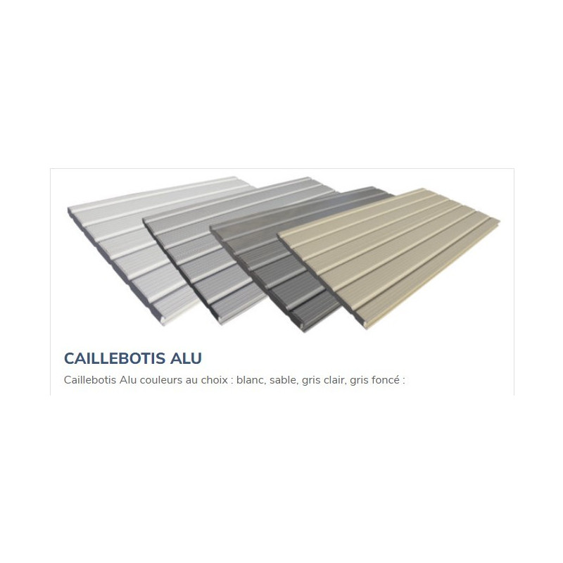 Caillebotis ALU SOFATEC plusieurs couleurs disponibles pour piscine Caillebotis ALU SOFATEC plusieurs couleurs disponibles pour piscine