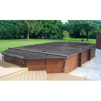 Bâche à barres Woody Original - Piscine hors sol