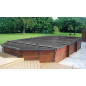 Bâche à barres Woody Original - Piscine hors sol Bâche à barres Woody Original - Piscine hors sol