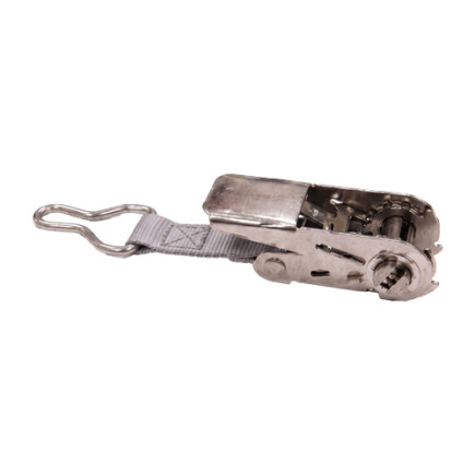 Sangle à cliquet Inox + Anneau T APF Pool Design - 20 cm
