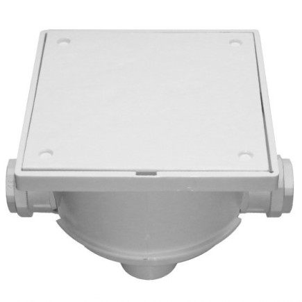 Boîte De Connexion étanche Hayward Pour Projecteurs De Piscine - Modèle 3495EURO - Blanc ABS - 3 Entrées/sorties Filetées 3/4"