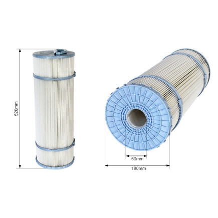 Cartouche de rechange pour skimfiltre WELTICO ELEGANCE A400 pour piscine