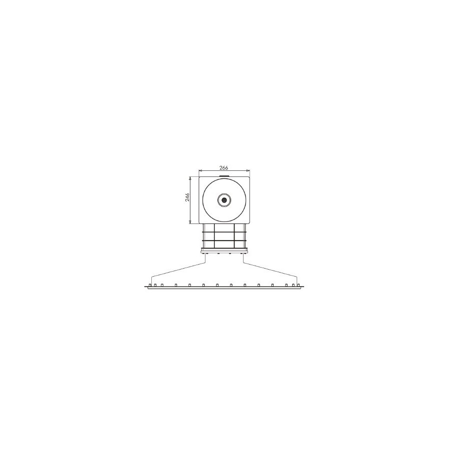 Skimmer Inox large meurtrière A800 WELTICO