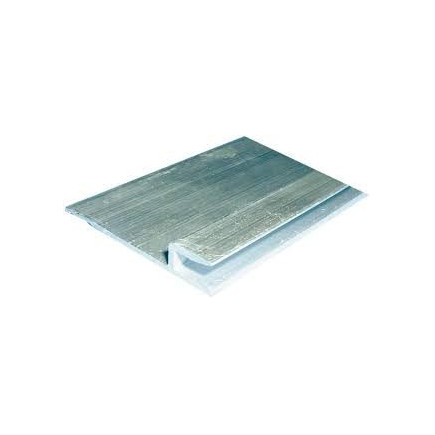 Profilé aluminium HUNG horizontal sur arase d'accrochage liner pour PISCINE
