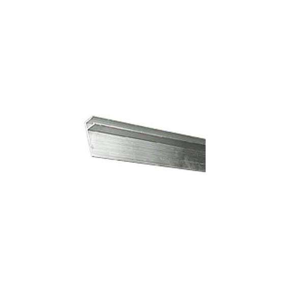 Profilé aluminium HUNG rénovation vertical sur paroi d'accrochage liner pour PISCINE 2m