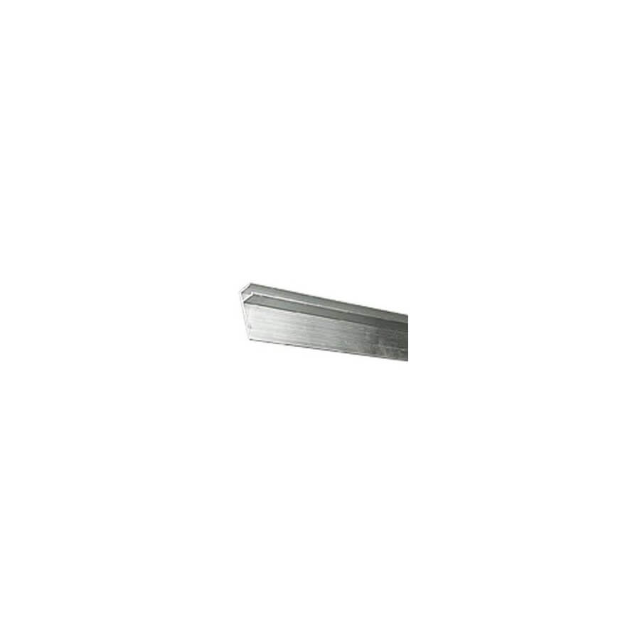 Profilé aluminium HUNG rénovation vertical sur paroi d'accrochage liner pour PISCINE 2m