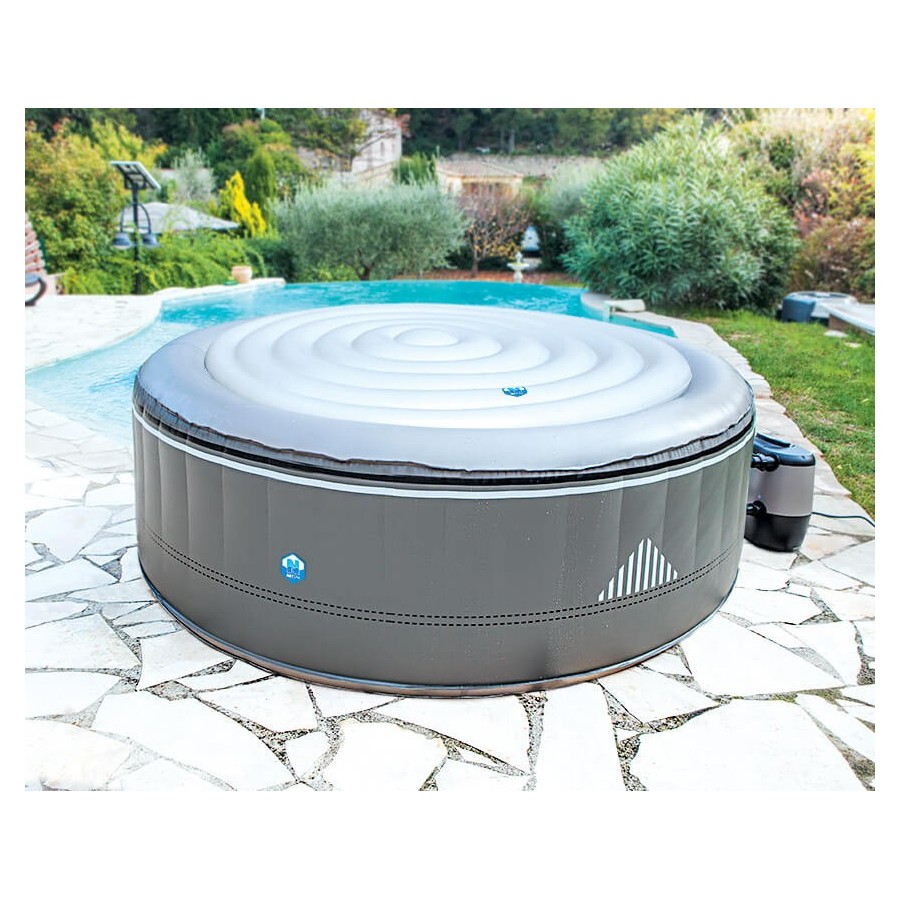 Couvercle rond gonflable pour spa gonflable 6 places