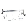 Enrouleur de bâche à bulles ou mousse pour PISCINE axe aluminium D95mm