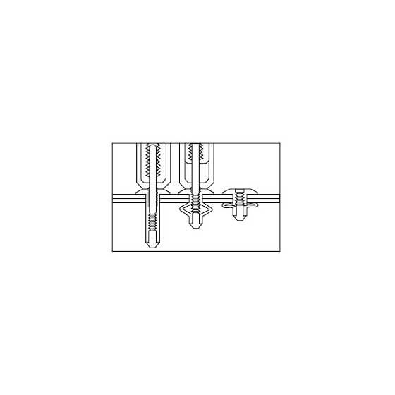 Rivets inox à frapper pour PISCINE LINER armé